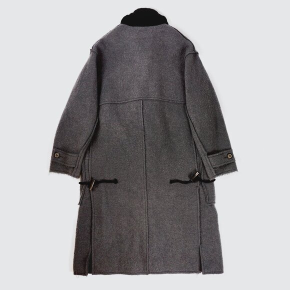 Solid Homme Heavy Wool Duffle-Style Coat — Size 50 (KR 105) — Made in Korea - Picture 2 of 14